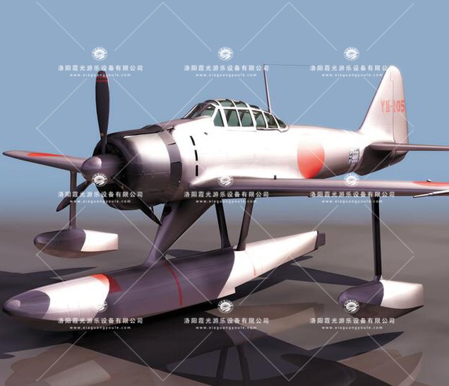 城关3D模型飞机_